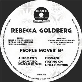 Rebecca Goldberg - People Mover EP - Phoq U Phonogrammen Rebecca Goldberg - People Mover EP - Phoq U Phonogrammen