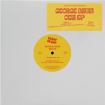George Davis - Ona EP (incl. Kai Alce Remix) - kickin up dust