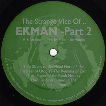 Ekman - The Strange Vice of.. Ekman - Part 2 - Creme Ekman - The Strange Vice of.. Ekman - Part 2 - Creme