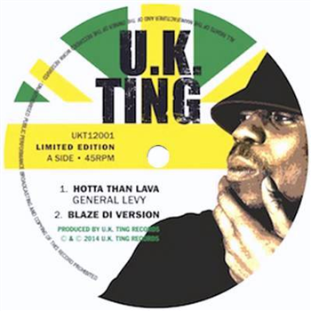 GENERAL LEVY / RICKY TUFF - Hotta Than Lava (12") - U.K. Ting