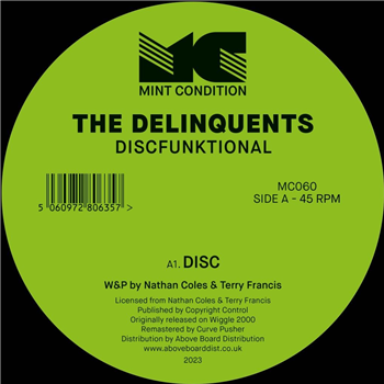 The Delinquents - Discfunktional - MINT CONDITION