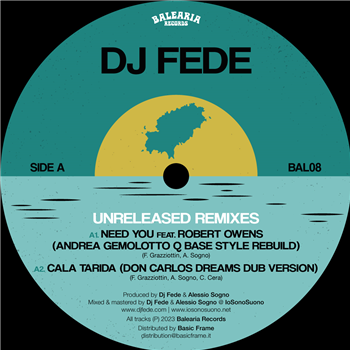 Dj Fede - Unreleased Remixes - Balearia Records