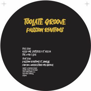 TOOLATE GROOVE - Passion Rhythms - Plastik People