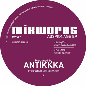 ANTIKKKA - ASSPIONAGE EP - Mixworks ANTIKKKA - ASSPIONAGE EP - Mixworks