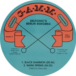 DELFONICS - BERLIN REWORKS - G.A.M.M