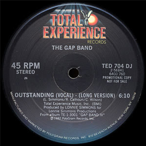 THE GAP BAND - OUTSTANDING - TOTAL EXPERIENCE