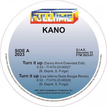 KANO - turn it up (incl. Danny Krivit Edit) - Fulltime Production