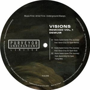 DEMUIR feat AARON GRAY/DJ SPEN - Visions Remixed Vol 1 (DJ Spen mixes) - Purveyor Underground Limited