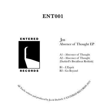 Jos - Absence of Thought EP - Entered Records Jos - Absence of Thought EP - Entered Records