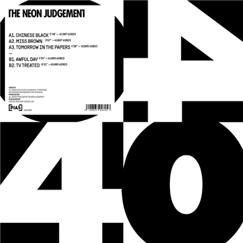 The Neon Judgement - [PIAS] 40 - Play It Again Sam