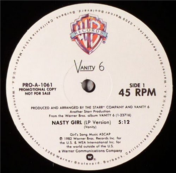 Vanity 6 - Nasty Girl - WARNER BROTHERS