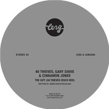 40 Thieves, Gary Davis & Cinnamon Jones - The Gift - Leng Records
