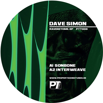 Dave Simon - Ravemithme. EP [180 grams] - Proper Techno Tunes