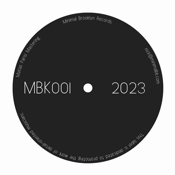 Various Artists - Minimal Brooklyn 1 - Minimal Brooklyn Records