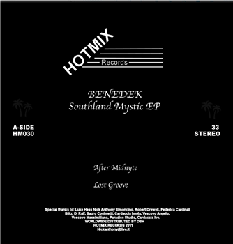 Benedek - Southland Mystic EP - Hotmix Records