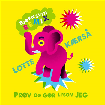 Lotte Kærså - LOTTE KÆRSÅ: PRØV OG GØR LISOM JEG (incl. Bjørn Svin Remix) [black vinyl / printed sleeve / 180 grams] - Tech-Nology