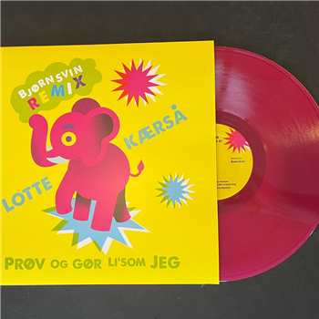 Lotte Kærså - LOTTE KÆRSÅ: PRØV OG GØR LISOM JEG (incl. Bjørn Svin Remix) [pink vinyl / printed sleeve / 180 grams] - Tech-Nology