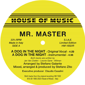 Mr.Master - A Dog in the Night - BEST RECORD