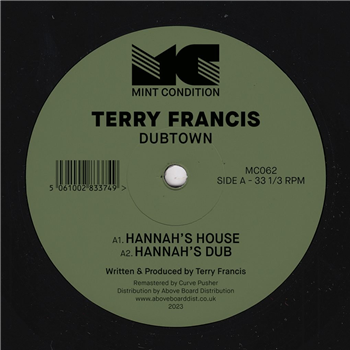 Terry Francis - Dubtown - MINT CONDITION