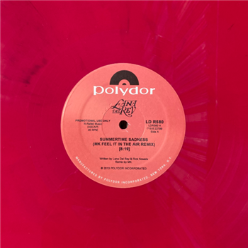 Lana Del Rey - Summertime Sadness (MK Mixes) (Red Vinyl) - Polydor