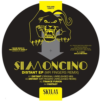 Simoncino - Distant EP (Incl. Mr fingers Remix) - SKYLAX RECORDS