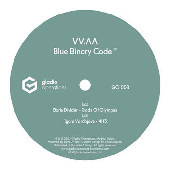 VARIOUS ARTISTS - BLUE BINARY CODE EP - Gladio Operations