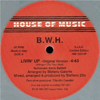 B.W.H. - Livin Up - BEST RECORD