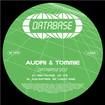 Audri & Tommie - DATABASE 002 - Database Audri & Tommie - DATABASE 002 - Database