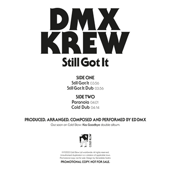 DMX Krew - Cold Blow - Still Got It DMX Krew - Cold Blow - Still Got It