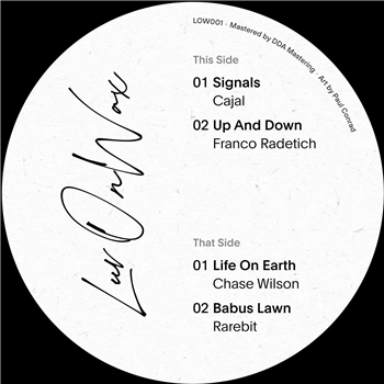 Various Artists - Luv On Wax 001 - Cajal - Franco Radetich - Chase Wilson - Rarebit - Luv On Wax