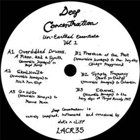 DEEP CONCENTRATION - UNEARTHED ESSENTIALS VOLUME 1 - L.A. CLUB RESOURCE