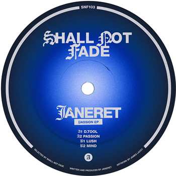 Janeret - Passion EP [blue vinyl / label sleeve] - Shall Not Fade