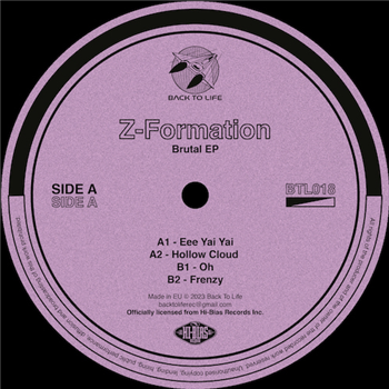 Z-Formation – Brutal EP - Back To Life