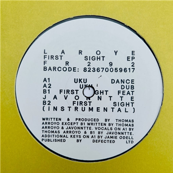 Laroye - First Sight EP - Freerange Records