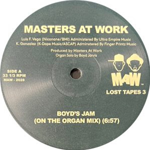 Masters At Work - Boyds Jam - MAW Records