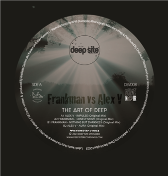 Alex V & Frankman - The Art Of Deep EP - Deep Site Vinylized