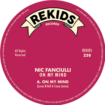 Nic Fanciulli - On My Mind - Rekids