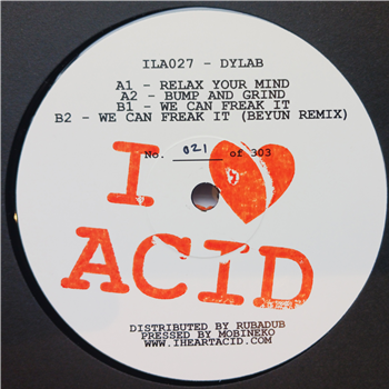 Dylab - I Love Acid Twenty Seven - Balkan Vinyl / I Love Acid