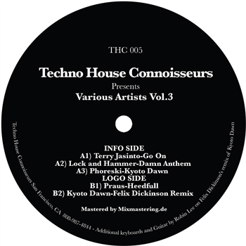 Various Artists - Various Artist VOL.3 - TECHNO HOUSE CONNOISSEURS