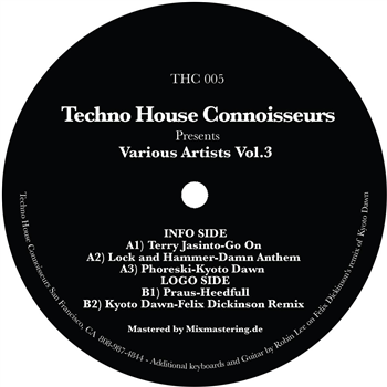 Various Artists - Various Artist VOL.3 - TECHNO HOUSE CONNOISSEURS Various Artists - Various Artist VOL.3 - TECHNO HOUSE CONNOISSEURS