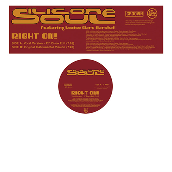 SILICONE SOUL - RIGHT ON! - Groovin Recordings