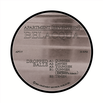 Belacqua - Dropped Balls (feat. Marshall Applewhite rmx) - Apartment Records