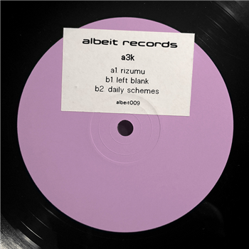 A3K - Rizumu EP - Albeit Records