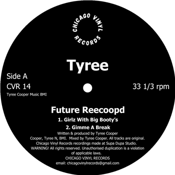 Tyree Cooper - FUTURE RECOOPED - Chicago Vinyl Records Tyree Cooper - FUTURE RECOOPED - Chicago Vinyl Records
