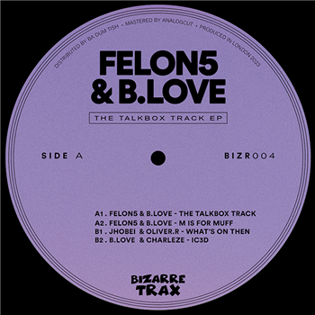 VB.Love & Felon5 - The Talkbox Track EP - Bizarre Trax