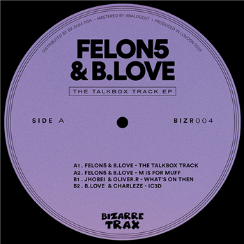 VB.Love & Felon5 - The Talkbox Track EP - Bizarre Trax VB.Love & Felon5 - The Talkbox Track EP - Bizarre Trax