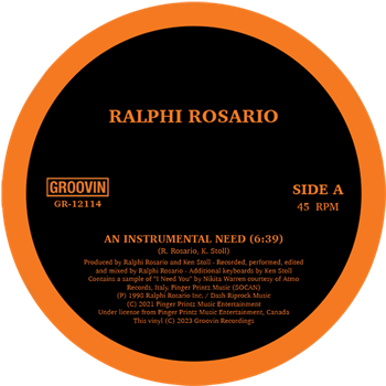 RALPHI ROSARIO - Groovin Recordings