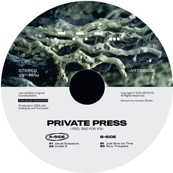 Private Press - I Feel Bad For You [stickered sleeve] - ARTS