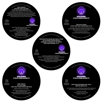 Louie Vega, Various Artists - Vega Records 5 Pack Unreleased IV - 5 x 12" - VEGA RECORDS