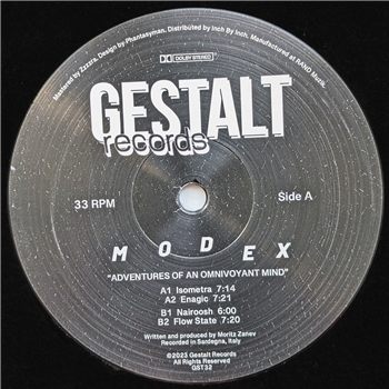 Modex - Adventures Of An Omnivoyant Mind - Gestalt Records